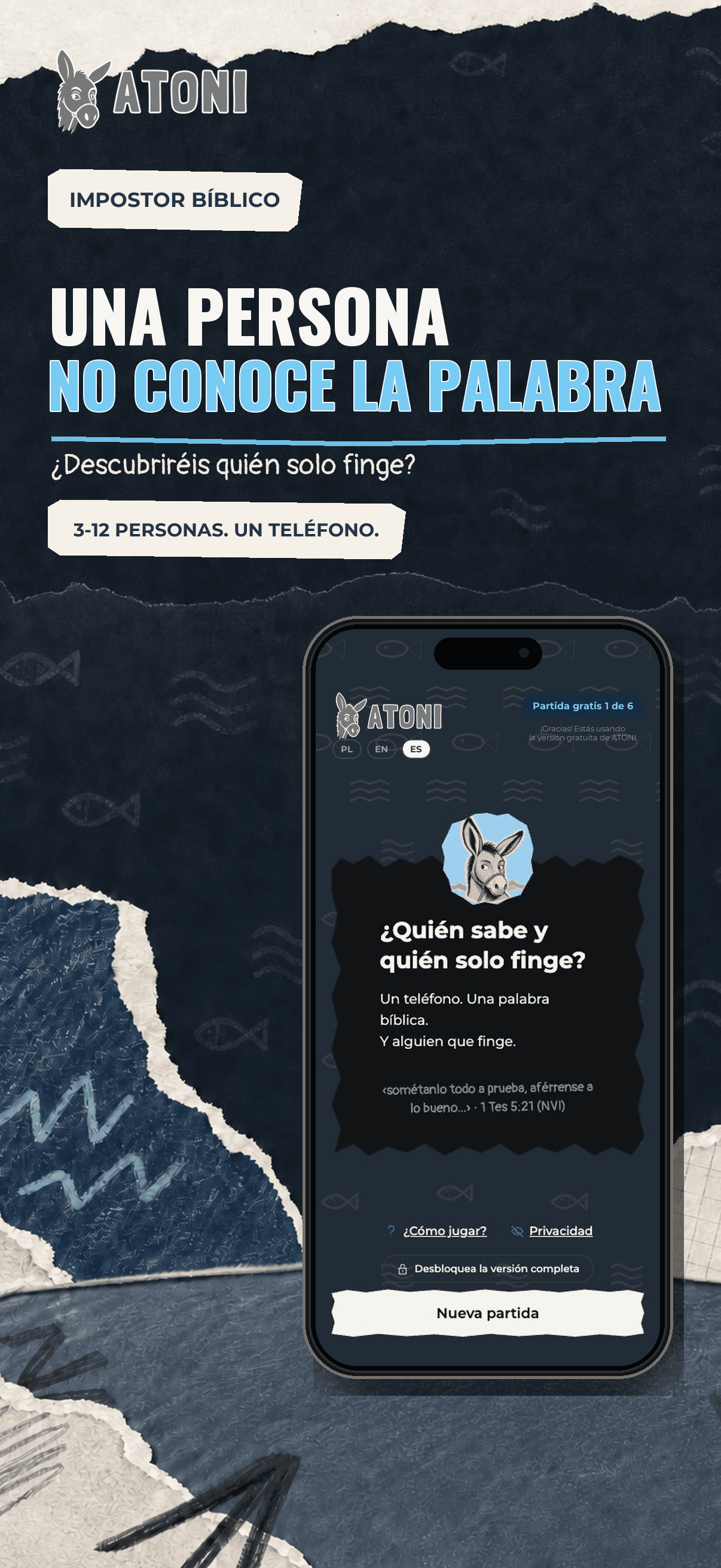 Una persona no conoce la palabra